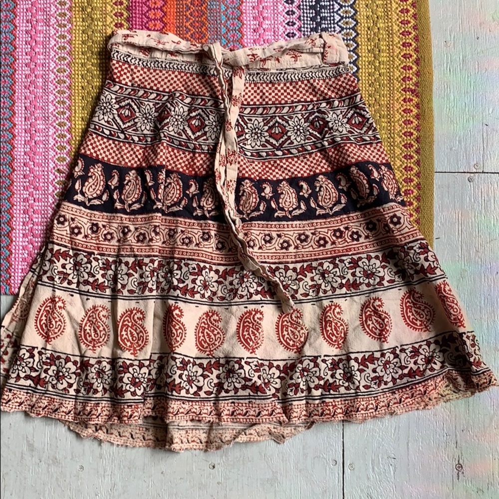 Vintage wrap around skirt